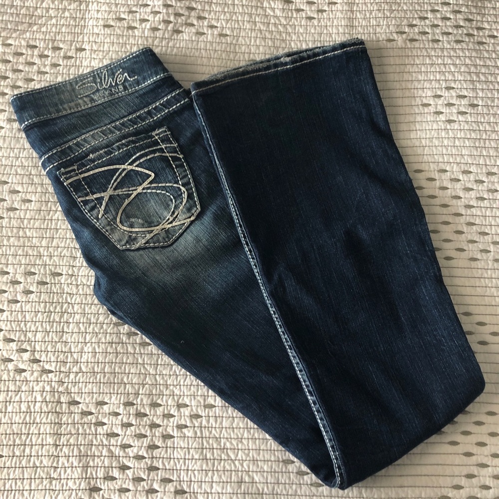 Silver Jeans Co. Frances, Distressed - Sz. W26 L33 - Picture 4 of 7